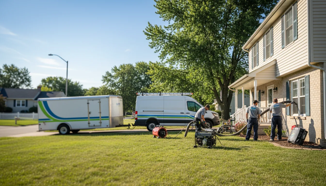 Flooded Basement Restoration And Cleanup With Repair in Trumansburg, NY near me